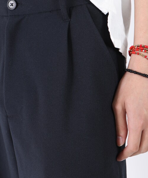 FREAK'S STORE（フリークスストア）の「タックワイドパンツ（パンツ・チャコールグレー/ブラック/ネイビー・M/L）」の8枚目の写真