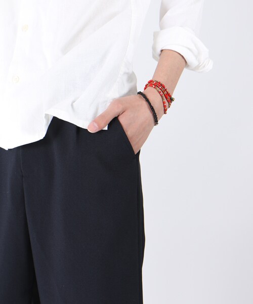 FREAK'S STORE（フリークスストア）の「タックワイドパンツ（パンツ・チャコールグレー/ブラック/ネイビー・M/L）」の9枚目の写真