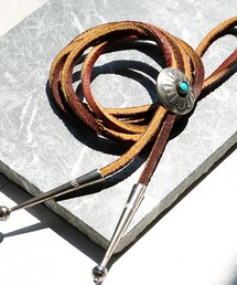 YUKETEN（ユケテン）の「Leather Bolo Tie w/Concho（）」 - WEAR