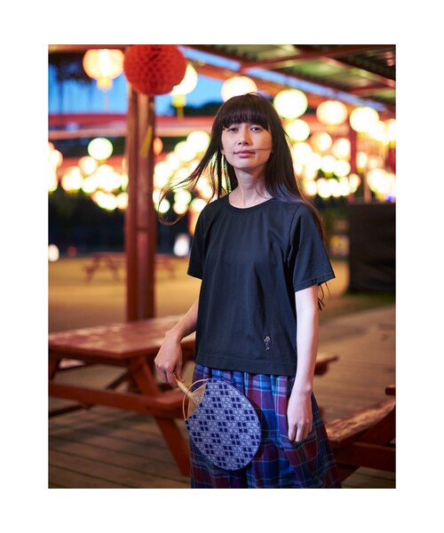 Sunny clouds(サニークラウズ)の「サニークラウズ 盆踊りTシャツ〈レディース〉(Tシャツ/カットソー・レディース・ブラック・MP/M /L /LL/3L/MT/LT)」の4枚目の写真