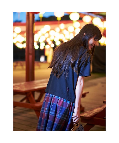 Sunny clouds(サニークラウズ)の「サニークラウズ 盆踊りTシャツ〈レディース〉(Tシャツ/カットソー・レディース・ブラック・MP/M /L /LL/3L/MT/LT)」の5枚目の写真