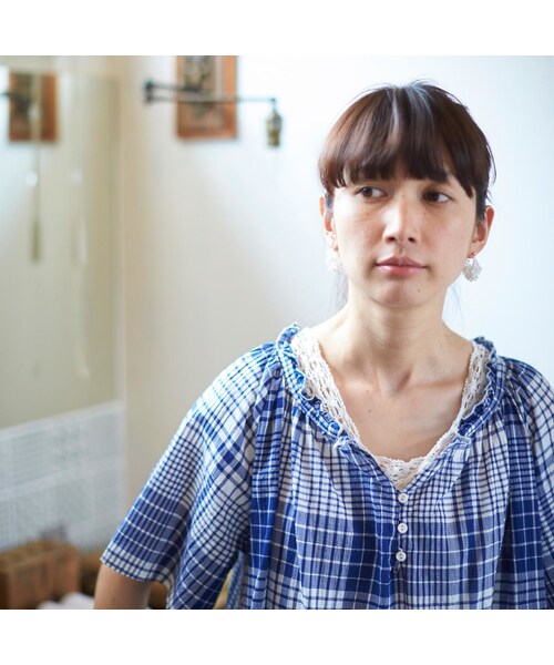 Sunny clouds（サニークラウズ）の「サニークラウズ 練乳かき氷ピアス＆イヤリング（アナログ腕時計・レディース・ホワイト・1 /2 ）」の5枚目の写真