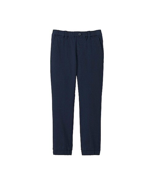 UNIQLO（ユニクロ）の「BOYS ジョガーパンツ（ツイル）（その他パンツ・キッズ・BEIGE 32/OLIVE 56/BLACK 09/NAVY 69・S/XL/M/L/XS）」の4枚目の写真