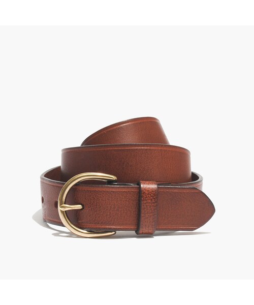 madewell（メイドウェル）の「Medium Perfect Leather Belt（ベルト・レディース・pecan/true black・X-SMALL/SMALL/MEDIUM/LARGE）」の2枚目の写真