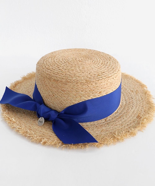 DHOLIC（ディーホリック）の「ビッグリボンポイントストローハット（ハット・レディース・ONE）」の4枚目の写真