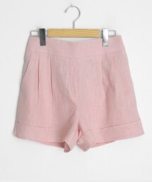 DHOLIC | ロールアップヘムリネンショートパンツ(その他パンツ)