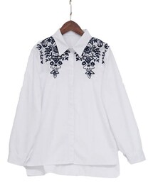 aimoha | 刺繍ブラウス(シャツ/ブラウス)