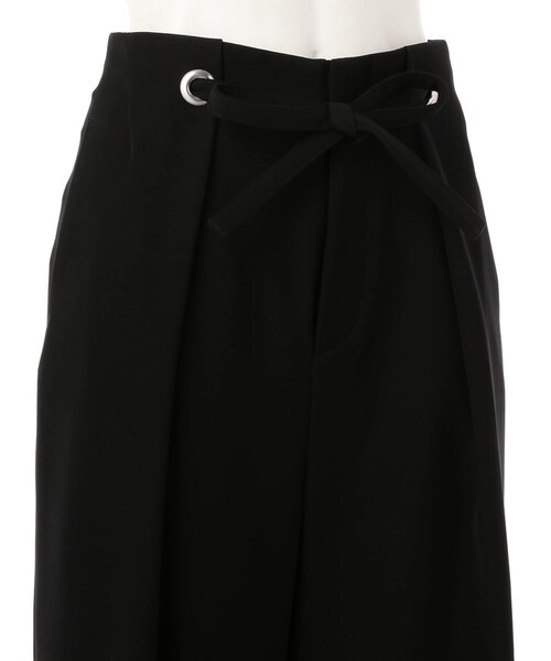 G.V.G.V.（ジーヴィージーヴィー）の「WAIST EYELET WIDE PANTS（パンツ・レディース・BLACK/BEIGE・34/36）」の6枚目の写真