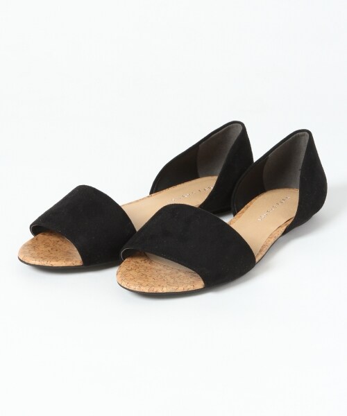 LOWRYS FARM(ローリーズファーム)の「★WEB先行予約アイテム★オープントゥセパレートパンプス(シューズ・ブラック/刺繍)」の7枚目の写真