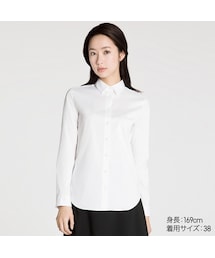 UNIQLO | スーピマコットンストレッチシャツ（長袖）＋EC(シャツ/ブラウス)