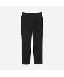 UNIQLO | ストレッチテーパードアンクルパンツ（無地ストライプ・股下66cm）＋EC(その他パンツ)