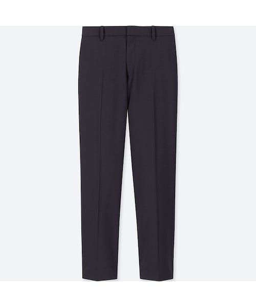 UNIQLO（ユニクロ）の「ストレッチテーパードアンクルパンツ（無地・ストライプ・股下66cm）（その他パンツ・レディース・BLACK 09/GRAY 05/NAVY（ストライプ） 69/DARK GRAY（ストライプ） 08/NAVY 68・55/79/88/76/73/61/58/70/64/82/85/67）」の5枚目の写真