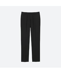 UNIQLO | ストレッチテーパードアンクルパンツ（無地ストライプ・股下72cm）＋EC(その他パンツ)