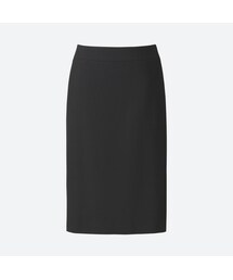 UNIQLO | ストレッチタイトスカート（無地ストライプ・ロング丈）＋EC(スカート)