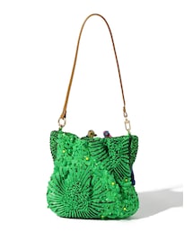JAMIN PUECH オリーブグリーン　パーティーバッグ Jamin Puech（ジャマンピュエッシュ）の「バッグ（）」 - WEAR