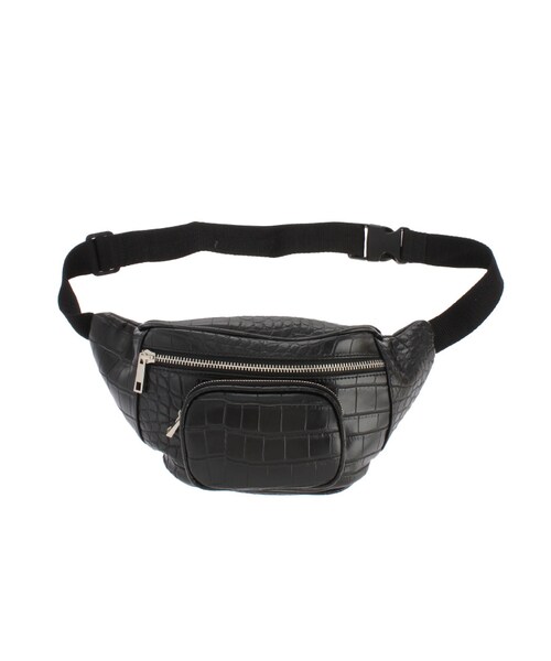 EMODA（エモダ）の「ジップラインベルトバッグ（バッグ・レディース・ホワイト/ブラック/ライトミックス・F）」の3枚目の写真