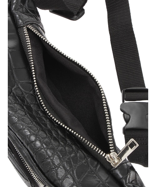 EMODA（エモダ）の「ジップラインベルトバッグ（バッグ・レディース・ホワイト/ブラック/ライトミックス・F）」の11枚目の写真