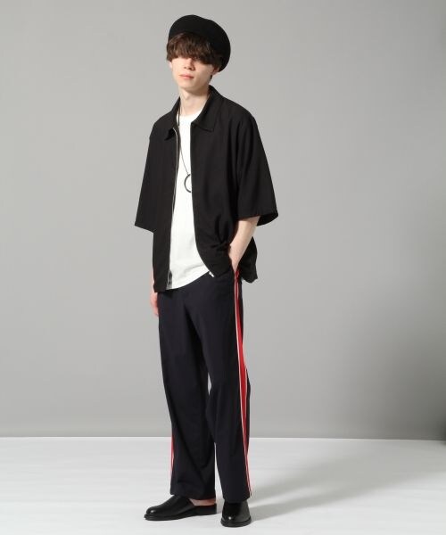 HARE(ハレ)の「ライトスウィングトップ5分袖(トップス・ブラック系尾その他/グレー/オレンジ)」の4枚目の写真