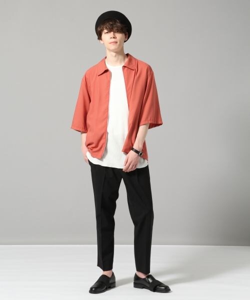 HARE(ハレ)の「ライトスウィングトップ5分袖(トップス・ブラック系尾その他/グレー/オレンジ)」の6枚目の写真