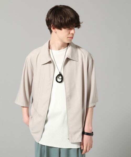 HARE(ハレ)の「ライトスウィングトップ5分袖(トップス・ブラック系尾その他/グレー/オレンジ)」の2枚目の写真