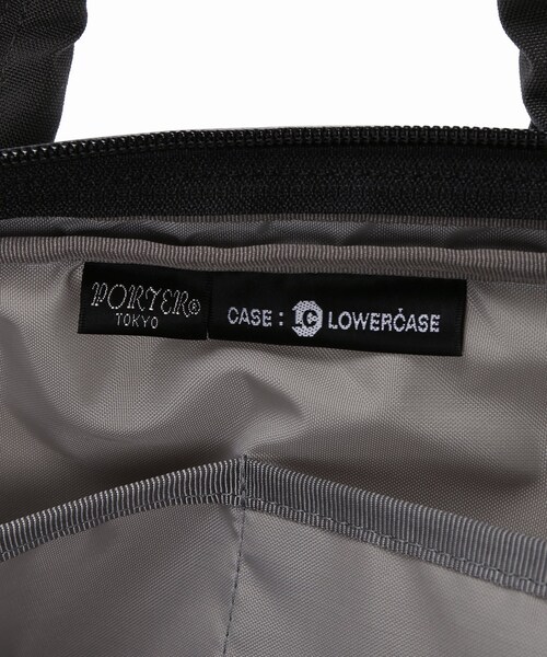 EDIFICE(エディフィス)の「《予約》LOWERCASE*PORTER*EDIFICE コーデュラ3WAYブリーフ(バッグ・ブラック/フリー/在庫あり)」の13枚目の写真