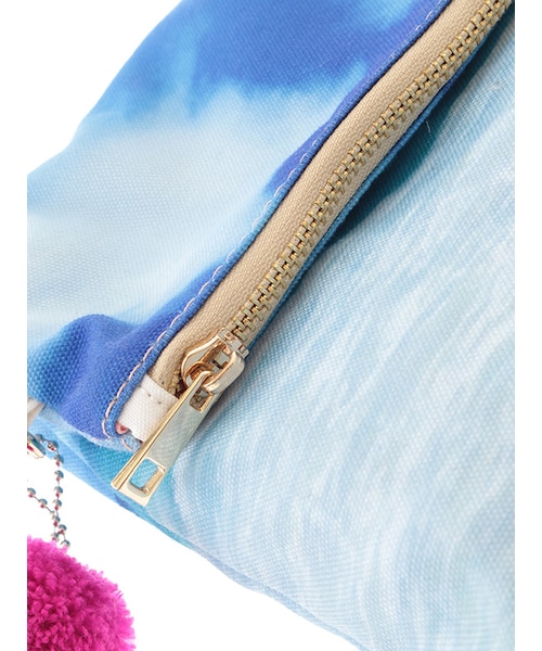 31 Sons de mode（トランテアン　ソン　ドゥ　モード）の「サマークラッチバッグ 〔2017 Summer Tabloid掲載〕（バッグ・レディース・ブルー/イエロー・フリー）」の7枚目の写真