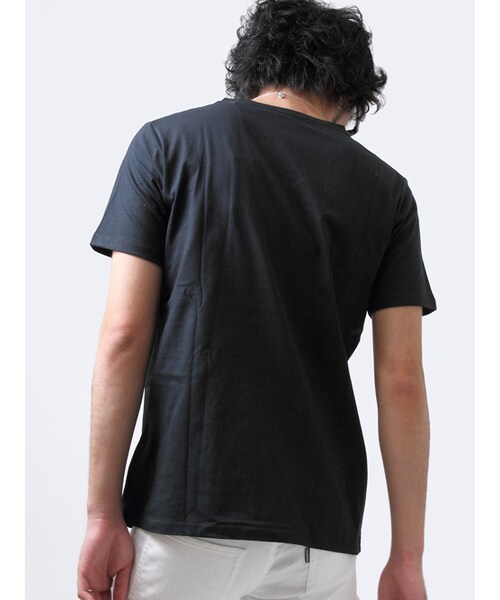 JACKROSE(ジャックローズ)の「PREVENTION VネックTEE(トップス・メンズ・ブラック/グレー/ホワイト/ピンク/ブルー・M/L/XL)」の11枚目の写真