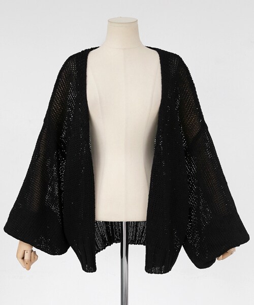 DHOLIC（ディーホリック）の「バルーンスリーブオープンニットカーディガン（カーディガン/ボレロ・レディース・FREE）」の2枚目の写真