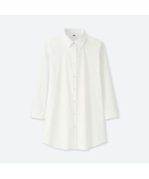 UNIQLO | スーピマコットンストレッチシャツ（着丈長め・7分袖）＋EC(シャツ/ブラウス)
