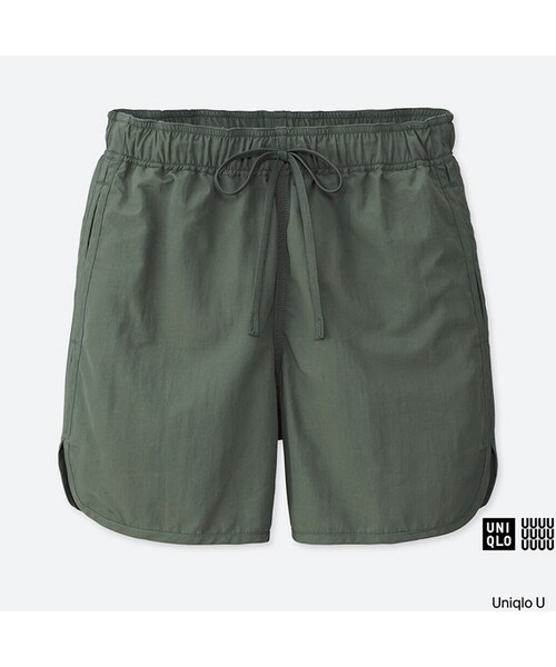 UNIQLO（ユニクロ）の「アクティブショートパンツ＋E（その他パンツ・レディース・BROWN 34/OLIVE 56/BLACK 09・S/L/XXL/XL/M）」の3枚目の写真
