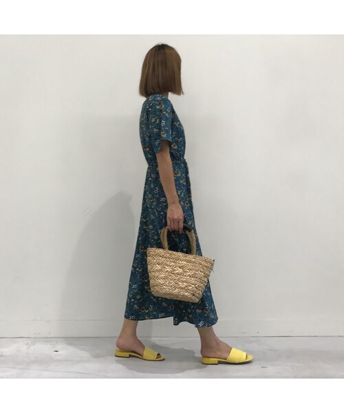 copine（コピン）の「★再入荷★ヴィンテージ花柄Vネックロングワンピース/ロングガウン（4color）【クリックポスト対象商品】（ワンピース・レディース・その他）」の11枚目の写真