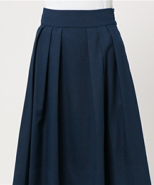 Cheek（チーク）の「タックミディスカート（スカート・レディース・ネイビー/ラベンダー/レッド・MEDIUM）」の7枚目の写真