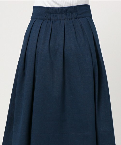 Cheek（チーク）の「タックミディスカート（スカート・レディース・ネイビー/ラベンダー/レッド・MEDIUM）」の8枚目の写真