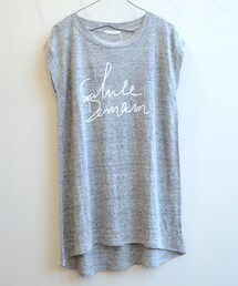 A La mode Marche | リネンロングロゴﾞTシャツ(Tシャツ/カットソー)