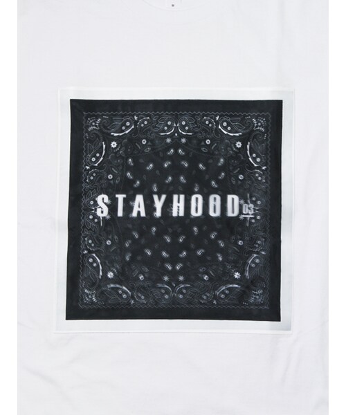 Luv maison（ラブメゾン）の「3D STAYHOOD TEE（トップス・メンズ・ホワイト×ブラック/ホワイト×レッド・M/L）」の5枚目の写真