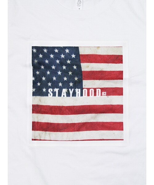 Luv maison（ラブメゾン）の「3D STAYHOOD TEE（トップス・メンズ・ホワイト×ブラック/ホワイト×レッド・M/L）」の14枚目の写真