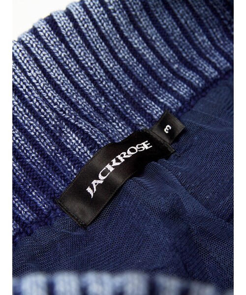 JACKROSE（ジャックローズ）の「ストーン加工ネイティブ編みニットショーツ（パンツ・メンズ・アイボリー/インディゴ・M/L）」の13枚目の写真