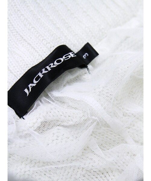 JACKROSE（ジャックローズ）の「ストーン加工ネイティブ編みニットショーツ（パンツ・メンズ・アイボリー/インディゴ・M/L）」の4枚目の写真