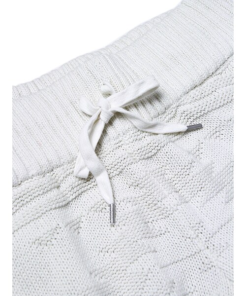 JACKROSE（ジャックローズ）の「ストーン加工ネイティブ編みニットショーツ（パンツ・メンズ・アイボリー/インディゴ・M/L）」の3枚目の写真