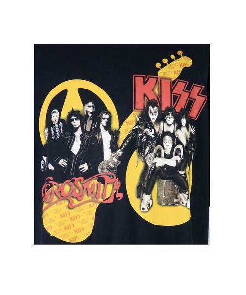 エアロスミス　キッス　ジョイントライブ　2003-2004 ツアーT 未着用 no brand（ノーブランド）の「AEROSMITH/KISS(エアロスミス/ キッス