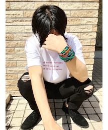 STORES.jp | ＊シンプル刺繍Tシャツ＊(Tシャツ/カットソー)