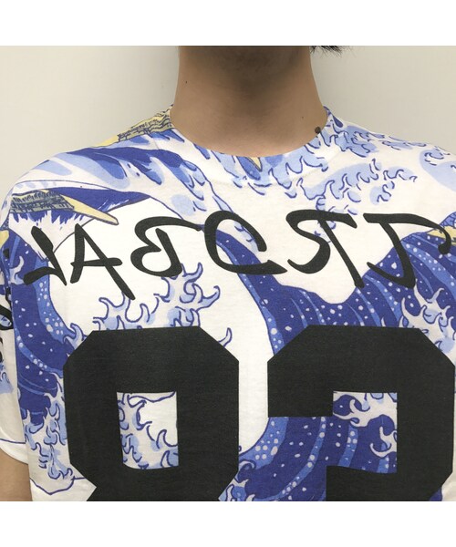 elephant TRIBAL fabrics（エレファントトライバルファブリックス）の「elephant TRIBAL fabrics /   ナンバリングビッグT / 海（Tシャツ/カットソー・メンズ・その他）」の7枚目の写真