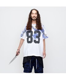 elephant TRIBAL fabrics | elephant TRIBAL fabrics /   ナンバリングビッグT / 海(Tシャツ/カットソー)