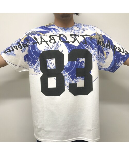 elephant TRIBAL fabrics（エレファントトライバルファブリックス）の「elephant TRIBAL fabrics /   ナンバリングビッグT / 海（Tシャツ/カットソー・メンズ・その他）」の10枚目の写真