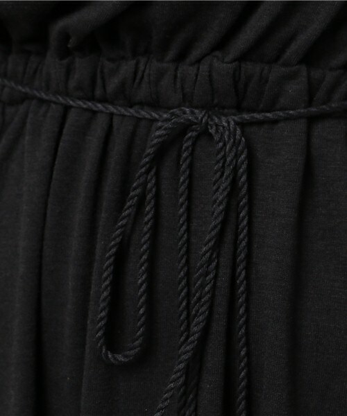 actuel（アクチュエル）の「フリル袖カットソーミディワンピース（ワンピース・レディース・ブラック/モカ/カーキ・FREE）」の10枚目の写真