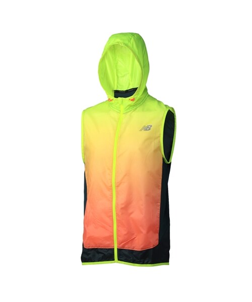 NEW BALANCE(ニューバランス)の「ファンランベスト(メンズ > アパレル > ランニング・メンズ・HLP ハイライトプリント・L/M/XL)」の1枚目の写真