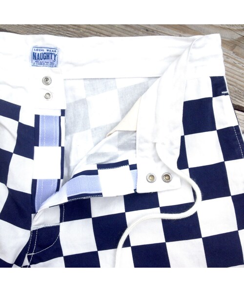 NAUGHTY (kobe)（ノーティー）の「ORIGINAL CHECKERED SHORTS（その他パンツ・メンズ・その他）」の4枚目の写真