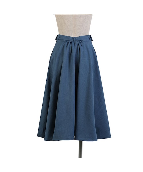 F i.n.t（フィント）の「ウエストフラワー刺繍フレアースカート/F i.n.t（スカート・レディース・その他）」の3枚目の写真