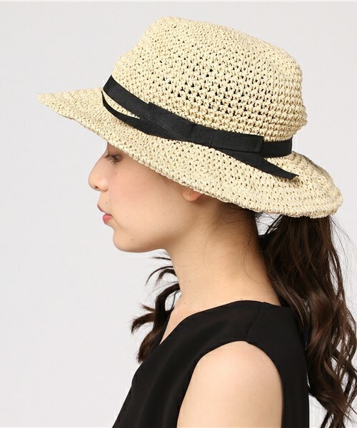 archives（アルシーヴ）の「ブレイドハット（ハット・レディース・ベージュ・MEDIUM）」の2枚目の写真