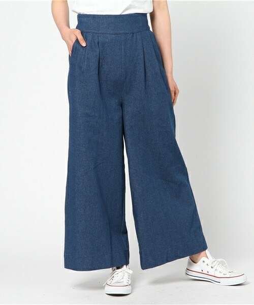 archives（アルシーヴ）の「コルセットベルト付ワイドパンツ（その他パンツ・レディース・ブルー/ネイビー・MEDIUM）」の11枚目の写真